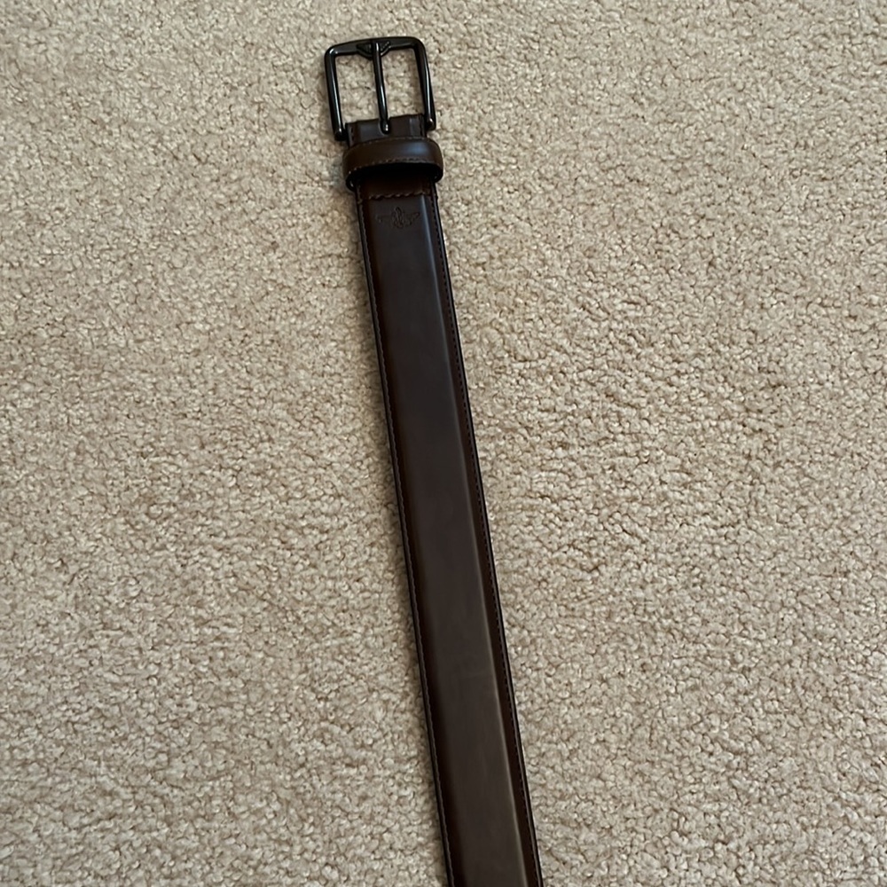 Dockers Brown Synthetic Leather Belt
